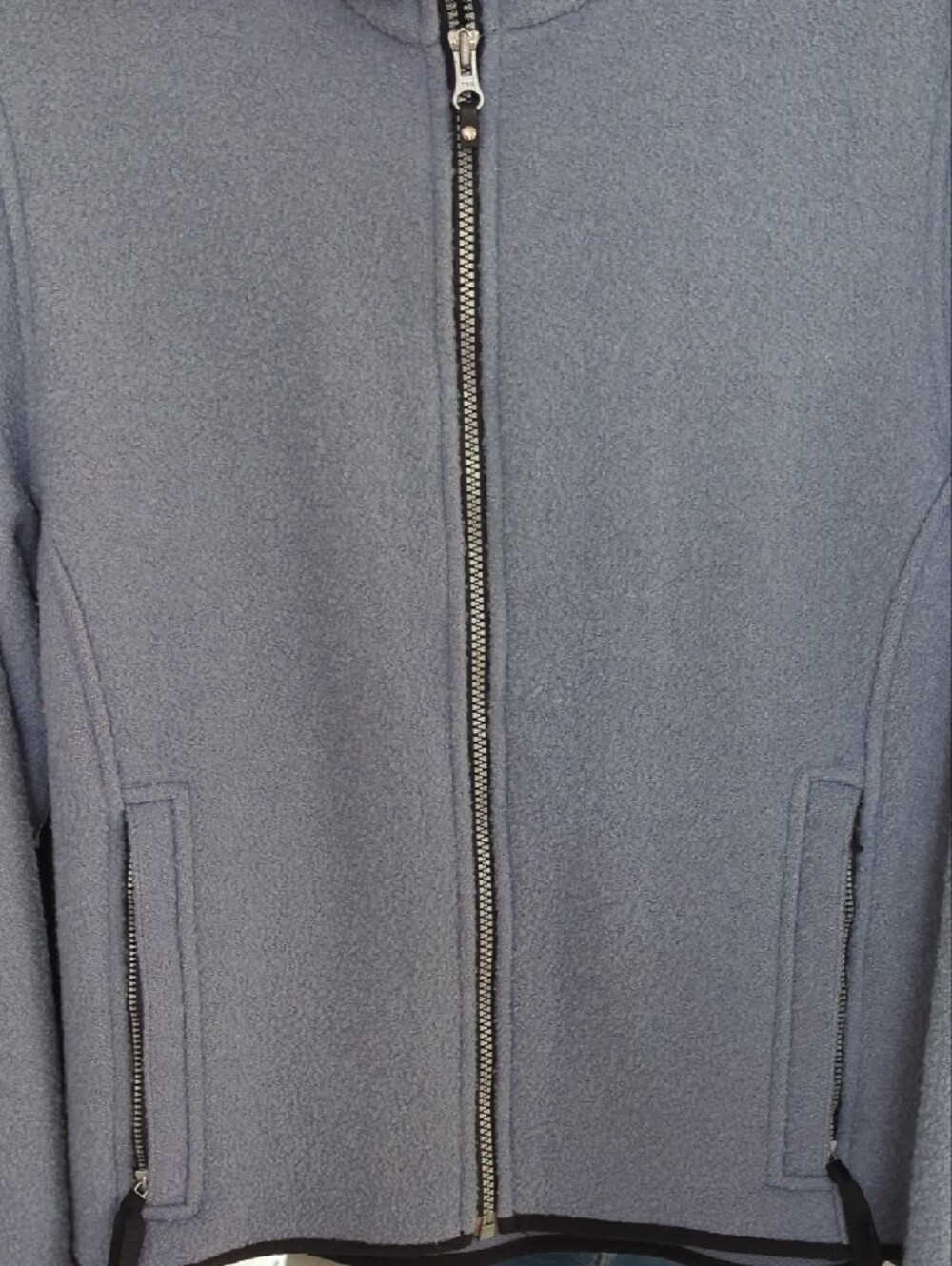 Woolrich Women's  Gray Full-Zip Fleece Jacket - Picture 3 of 11
